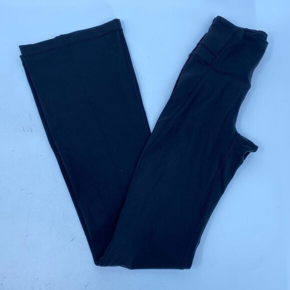 Lululemon Black Groove Flared Yoga Pants | Size 2 Regular - Picture 5 of 8